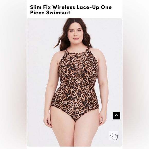 Torrid Leopard One Piece Swimsuit Plus Size - Picture 1 of 4